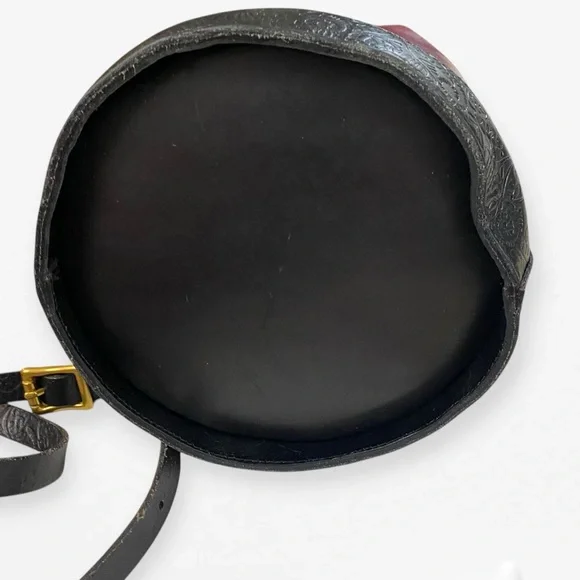 Old Trend Women's Burgundy and Black Crossbody Bag - Picture 14 of 14